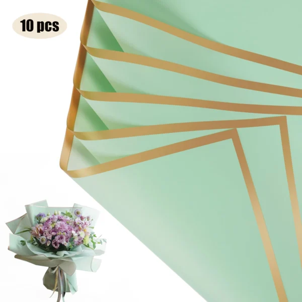S9e4bb98a88b1482099d399773710adeci.webp Gold-Edge Bouquet Wrapping Paper