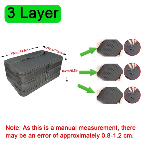 Sa0bf17e0871545a9a9382e029ff31c3fo.webp Hard Travel Storage Case with Customizable Foam