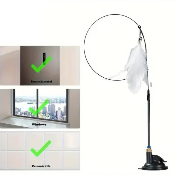 Sa1497df385ce41eb8162440a92d46e25Y.webp Suction-Cup Cat Teaser Wand