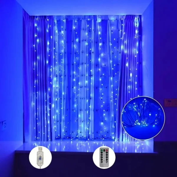 Saddbebb67812414898a5dd4939bbbef0L.webp USB LED Curtain String Lights with Remote