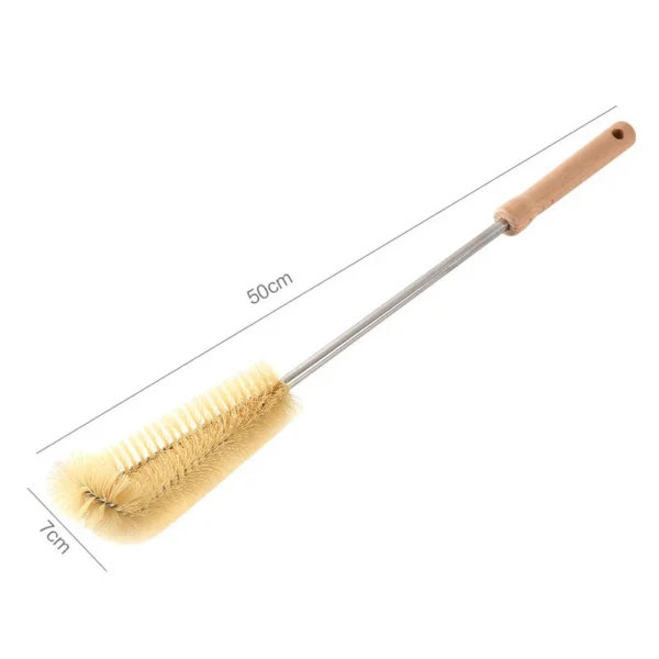 Long-Handled Wooden Bottle Cleaning Brush