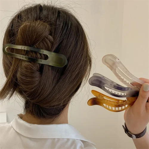 Matte Hair Claw Clips