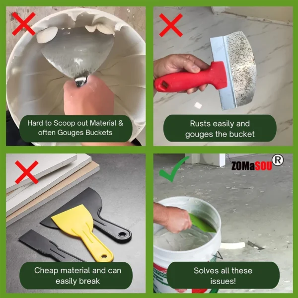 Curved Bucket Scraper