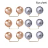 Decorative Pearl-Style Garment Pins