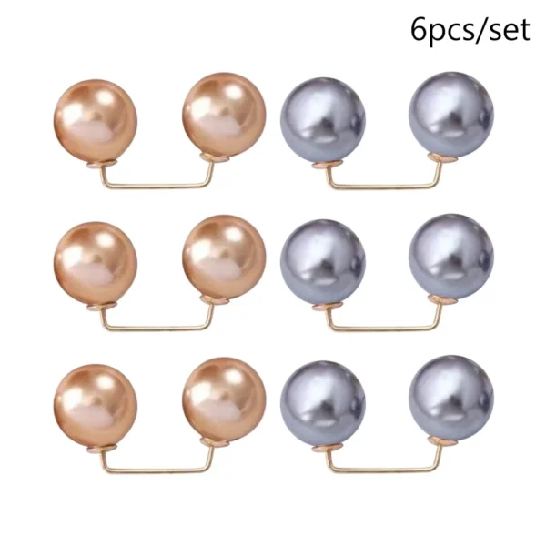 Decorative Pearl-Style Garment Pins