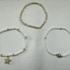 Starfish and Shell Anklet Set