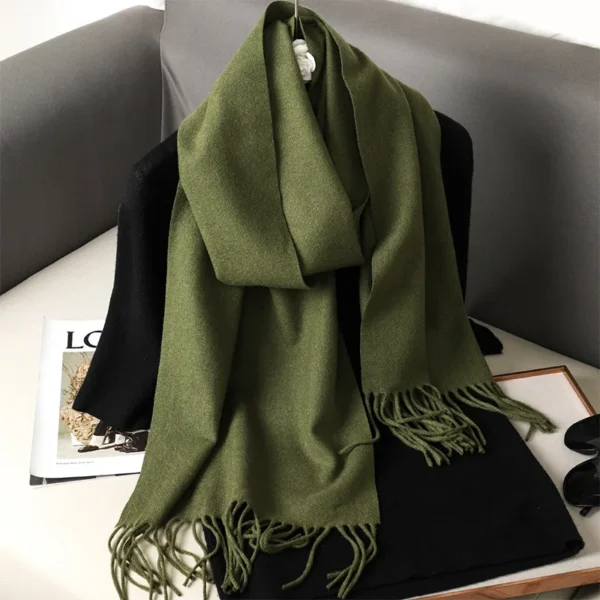 Fringed Winter Scarf