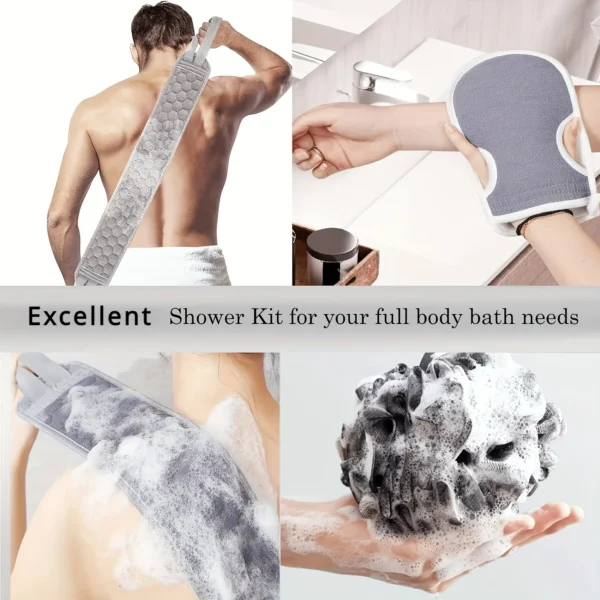 Sc74aac0ea00246c59049f604e180ef8ch.webp Body Scrubber and Bath Glove Set