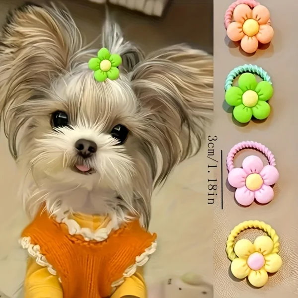 Scb7bd385b2df4f99b90541e173425c7dz.webp Pet Bow and Hair Accessory Set - Assorted Styles