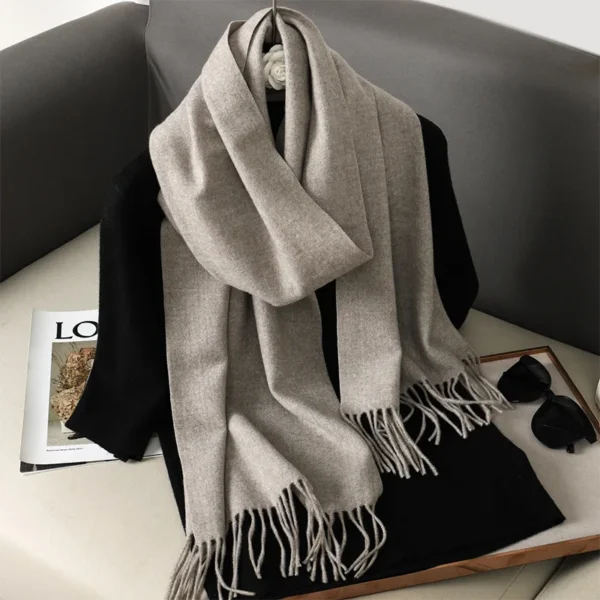 Fringed Winter Scarf