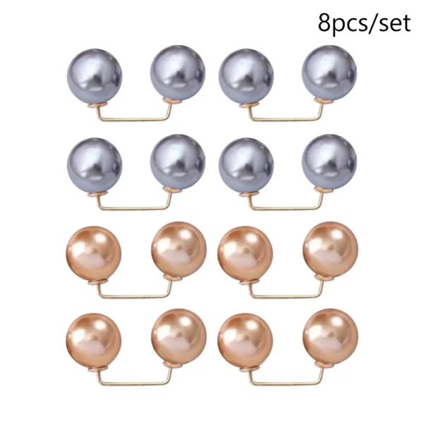 Decorative Pearl-Style Garment Pins
