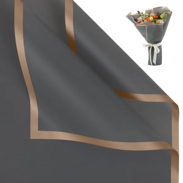 Scd1ccd8c9527476f83925fe47f86e967H.webp Gold-Edge Bouquet Wrapping Paper