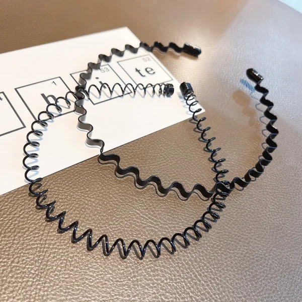 Wavy Metal Hair Headbands