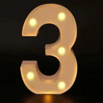 LED Letter and Number Light