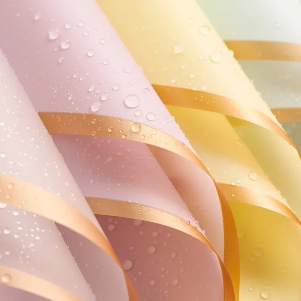 Sda7acd91f3ab42098afaaf0a6deee5d0m.webp Gold-Edge Bouquet Wrapping Paper