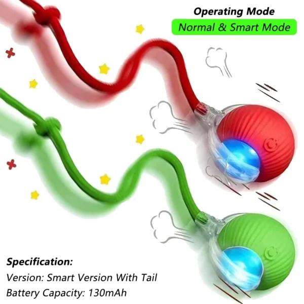 Rechargeable Rolling Cat Ball