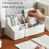 Desktop Cosmetics and Remote Control Storage Box