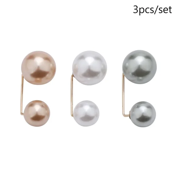 Decorative Pearl-Style Garment Pins