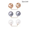 Decorative Pearl-Style Garment Pins