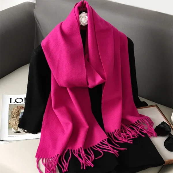 Fringed Winter Scarf