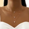 Se53e4cb7689742d59a91cae3f38693a7S.webp Layered Stone Pendant Necklace