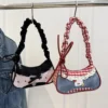 Lace Ribbon Shoulder Bag