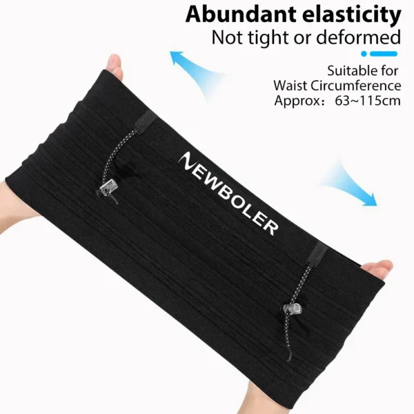 NEWBOLER Running Waist Bag and Race Belt