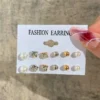 Geometric Hoop Earring Set