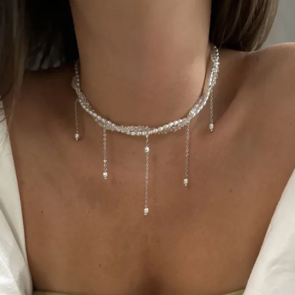 Sf5aed55cf0cd4d0fb8d7c536df761cf79.webp Tassel and Imitation Pearl Necklace