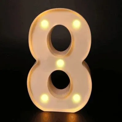LED Letter and Number Light