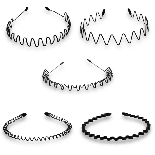 Wavy Metal Hair Headbands