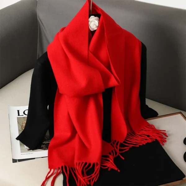 Fringed Winter Scarf